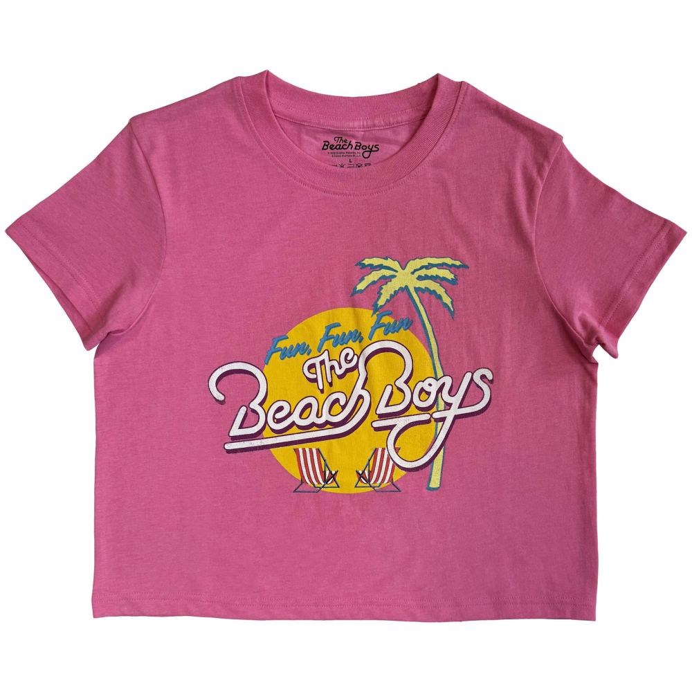The Beach Boys - Fun, Fun, Fun Crop top - Rosa